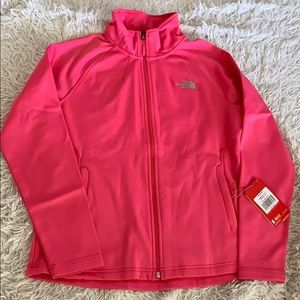 The north face women jacket everyday pink new large